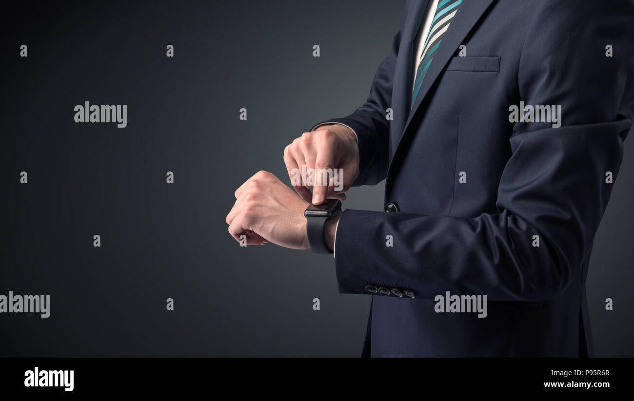 Wearable tech watch suit hires stock photography and images Alamy