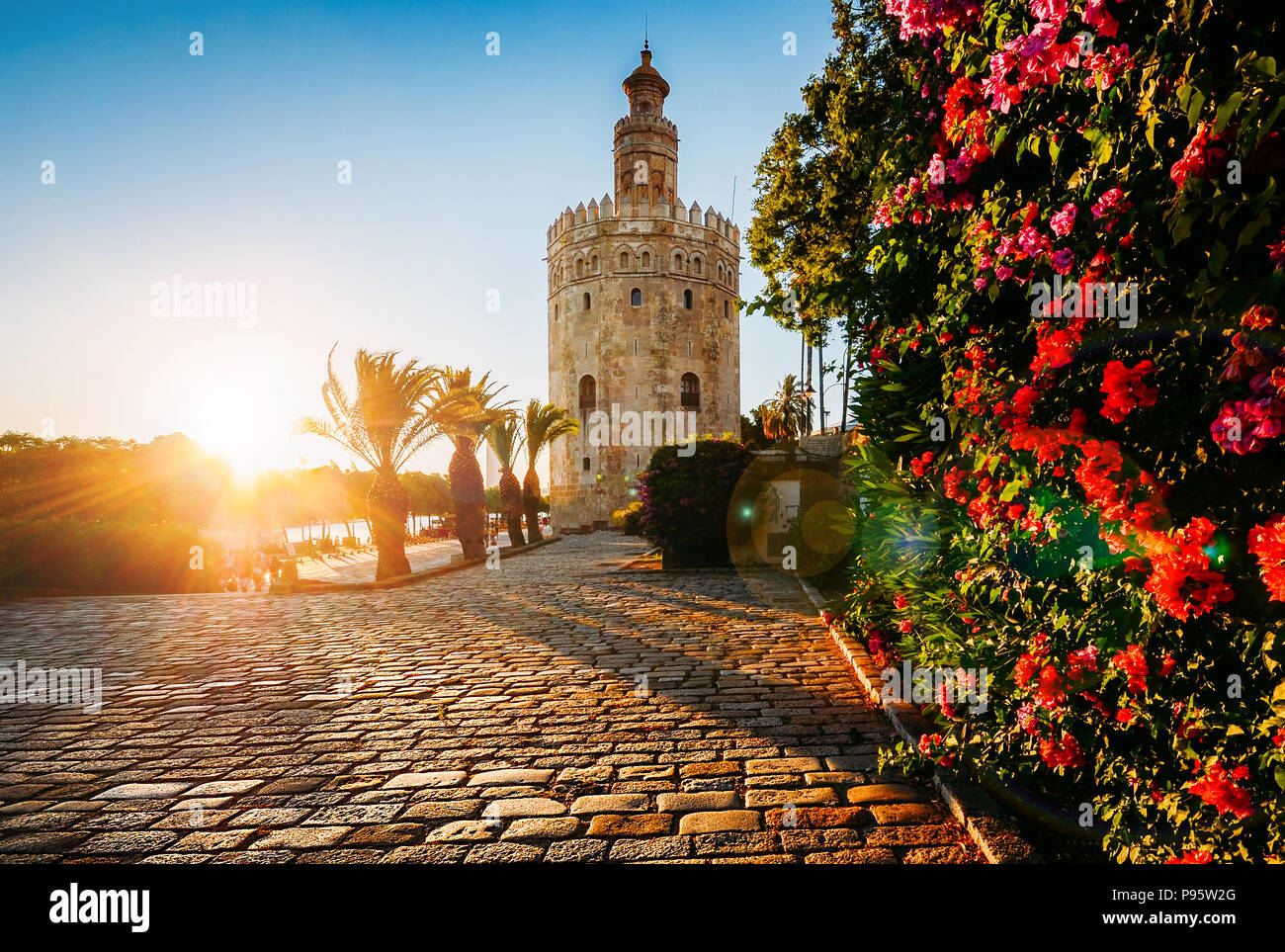 Torre del Oro, Seville, Spain Stock Photo