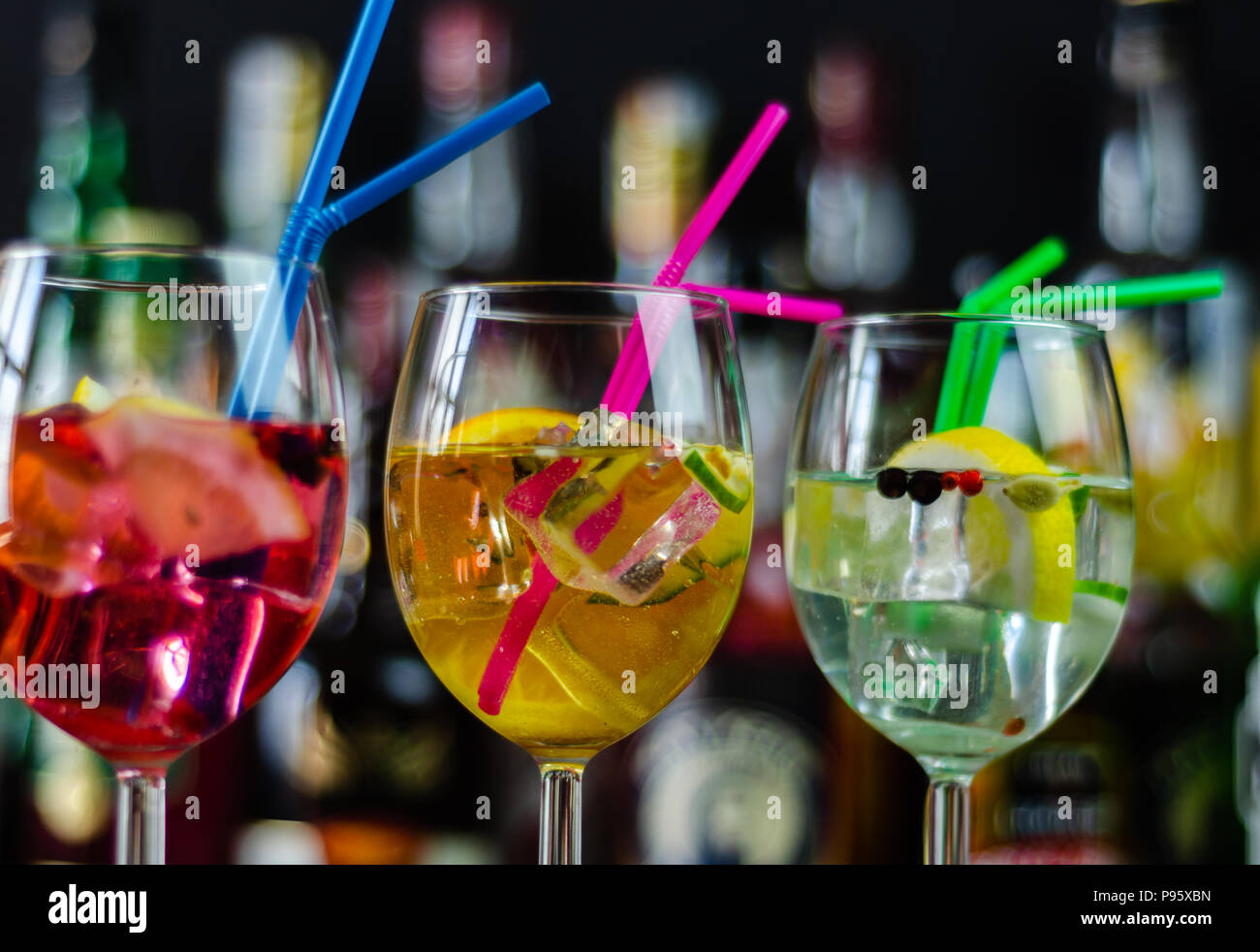 fresh and refreshing cocktails based on gin, a distinctive herbal