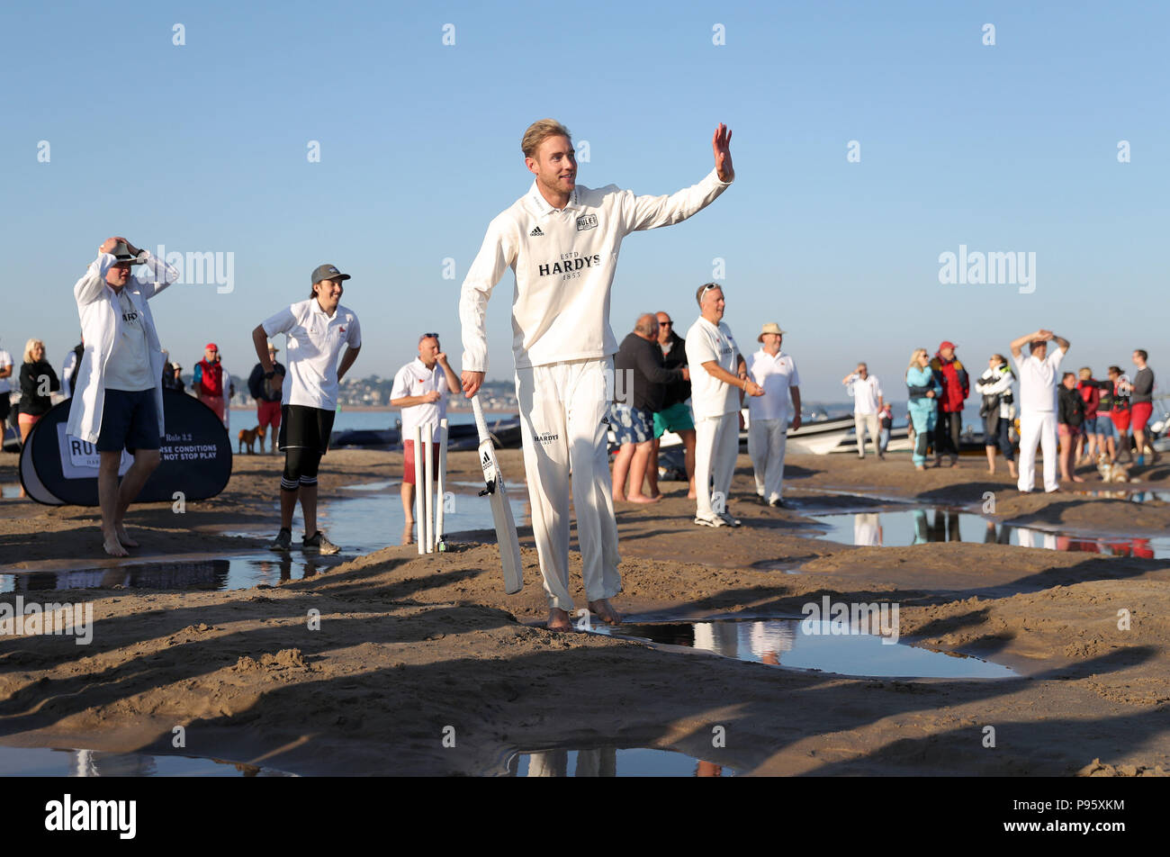 Annual bramble bank cricket match against island sailing club hires