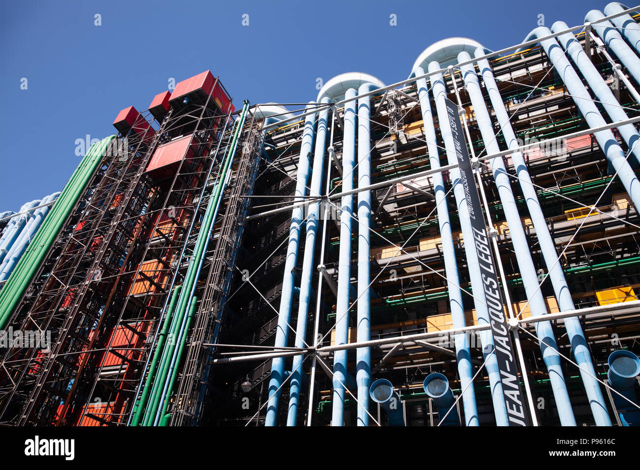 Pompidou Centre in Paris, France Stock Photo