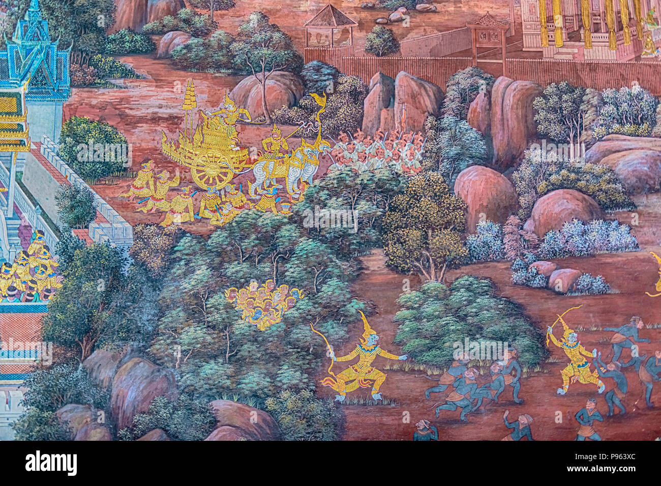 Bangkok, Thailand Nov 24, 2017 Wat Phra Kaew in Bangkok, Thailand