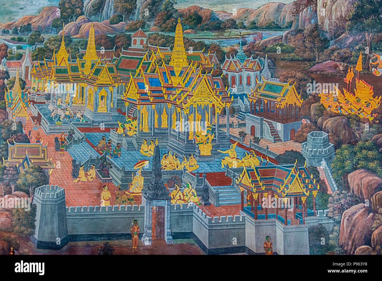 Bangkok, Thailand Nov 24, 2017 Wat Phra Kaew in Bangkok, Thailand