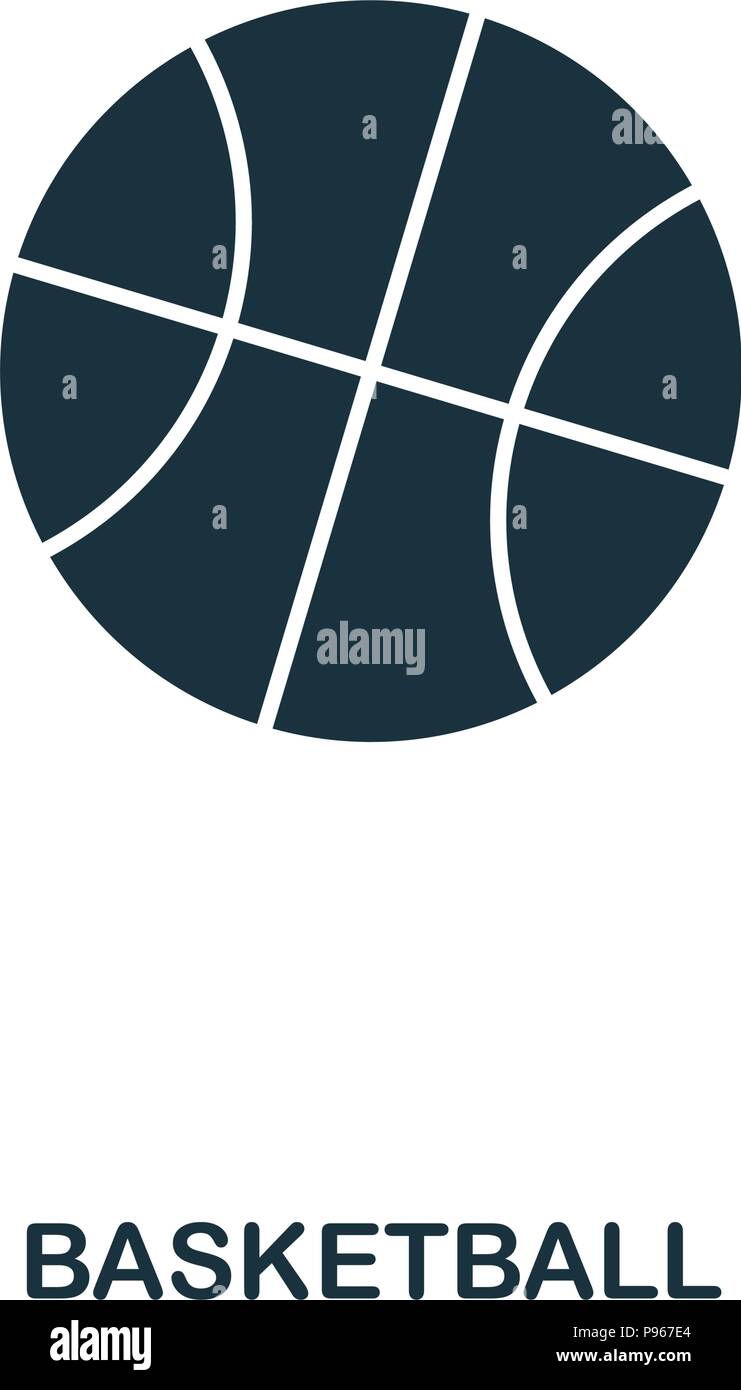 Basketball Icon Premium Style Icon Design Ui Illustration -