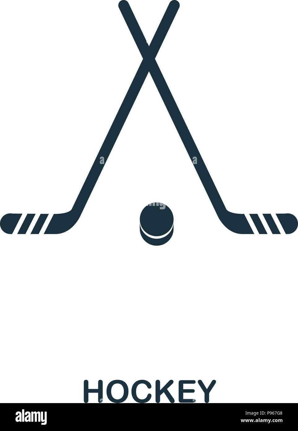 Hockey Icon Premium Style Icon Design Ui Illustration Of -