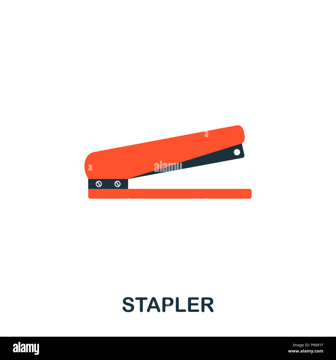 Stapler flat icon. Premium style flat icon design. UI. Illustration of ...