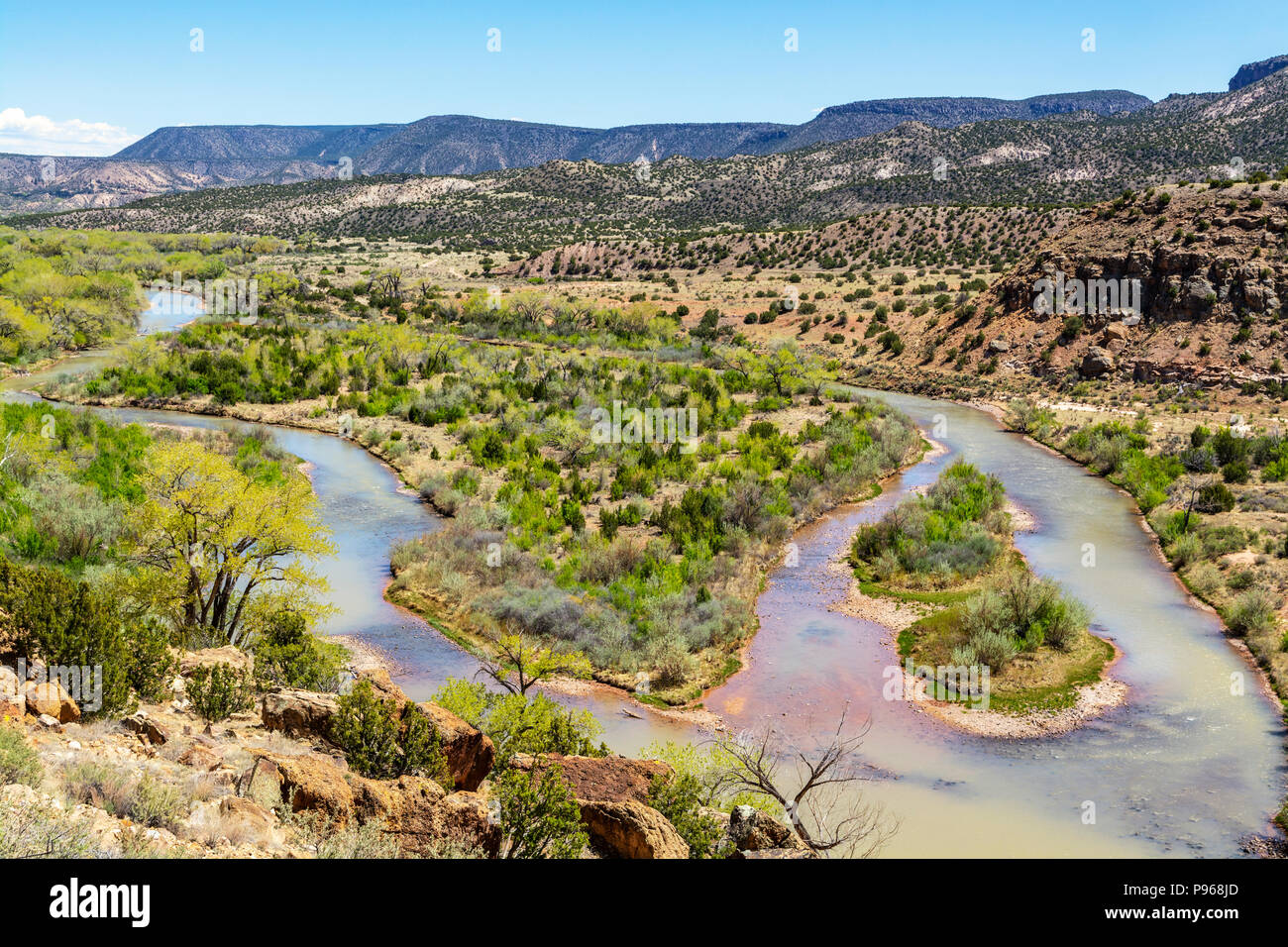 New Mexico, Rio Arriba County, Chama River Stock Photo