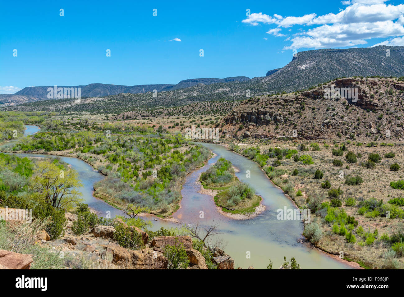 New Mexico, Rio Arriba County, Chama River Stock Photo