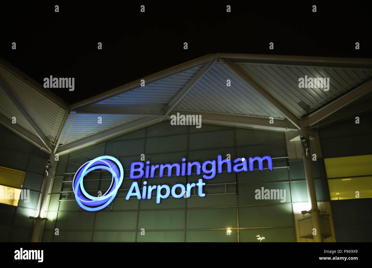 Exterior view of the terminal building at Birmingham International