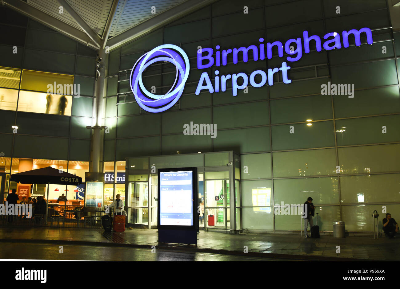 Exterior view of the terminal building at Birmingham International
