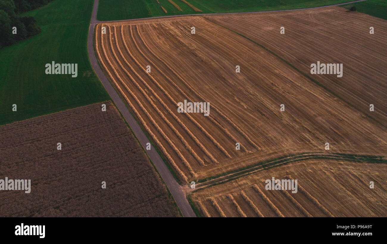 Wheat field aerial hi-res stock photography and images - Alamy