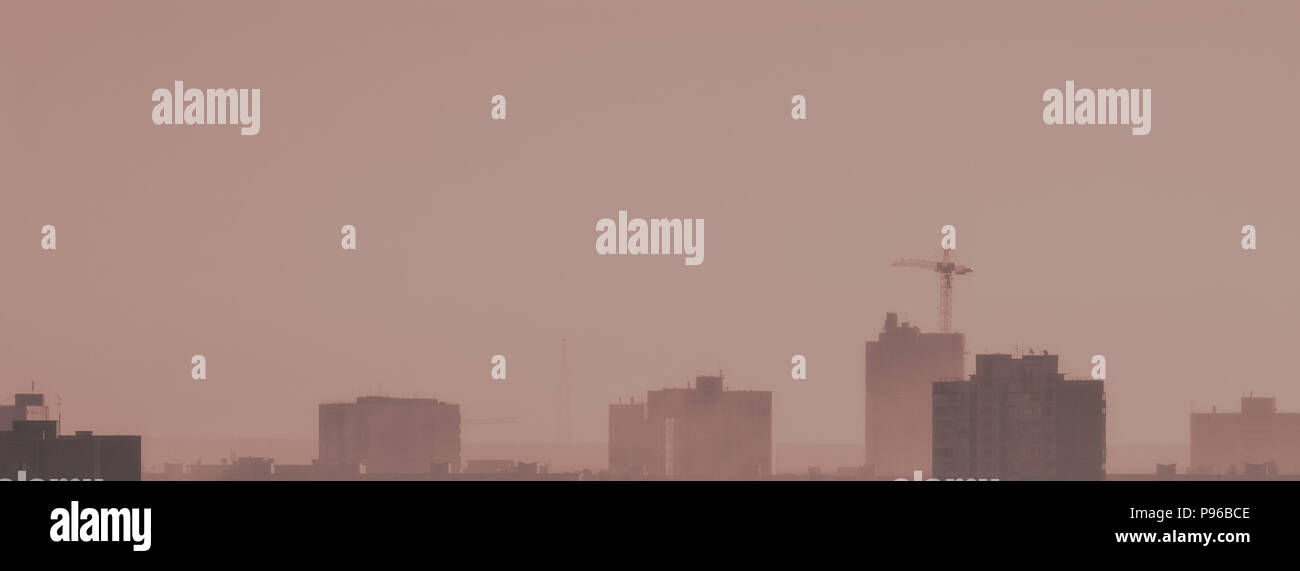Blurred Background The Appearance Of Urban Buildings And