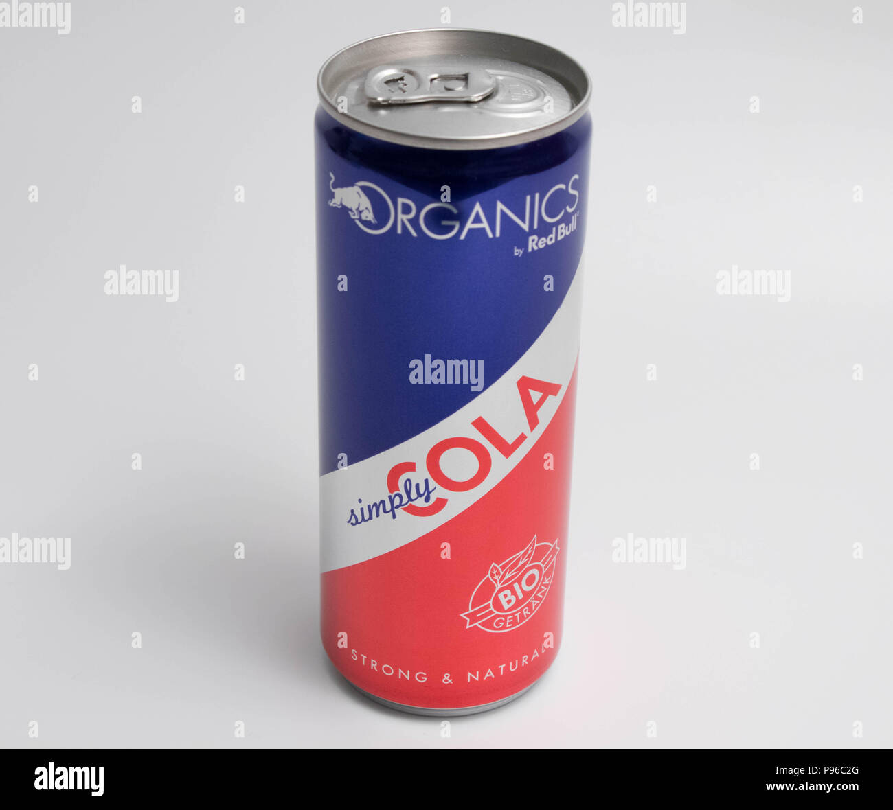 Red Bull organic simply cola coca Stock Photo - Alamy