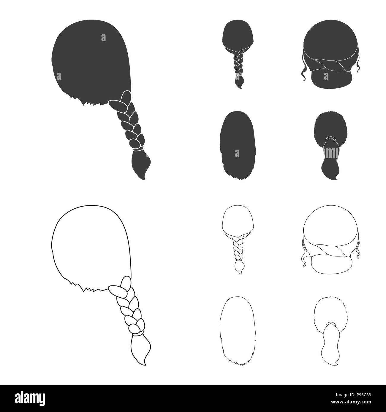 Light Braid Fish Tail And Other Types Of Hairstyles Back