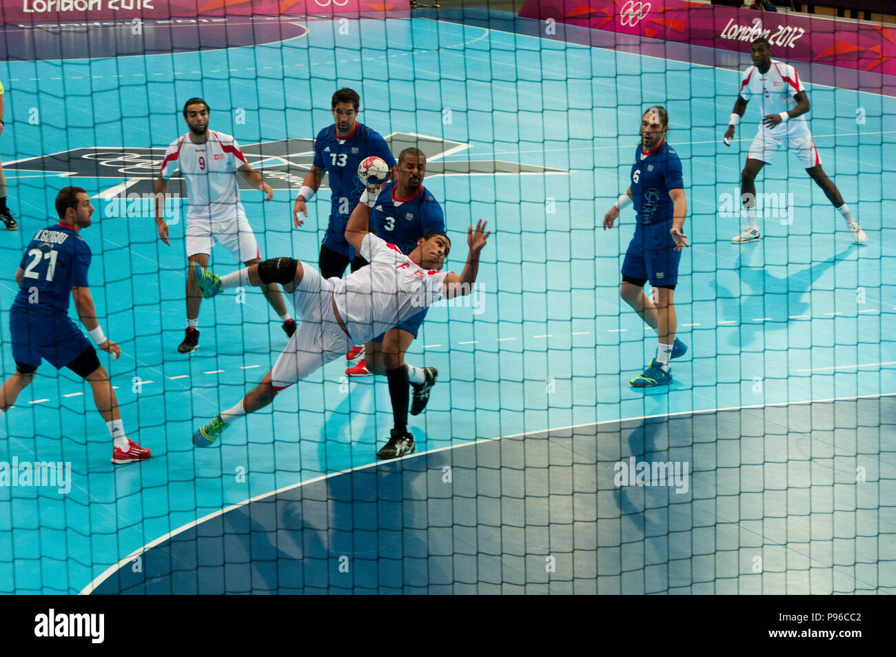 Hand ball in the copper box Stock Photo Alamy