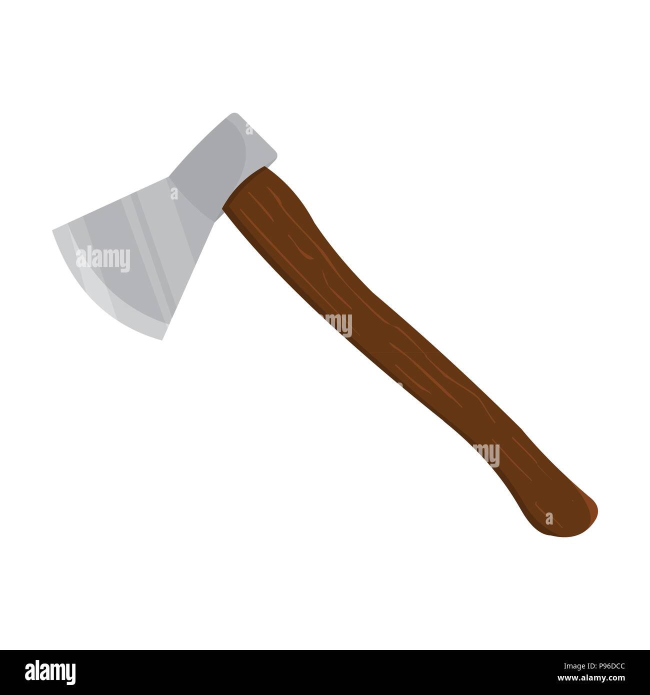 Axe icon cartoon. Single weapon icon from the big ammunition, arms