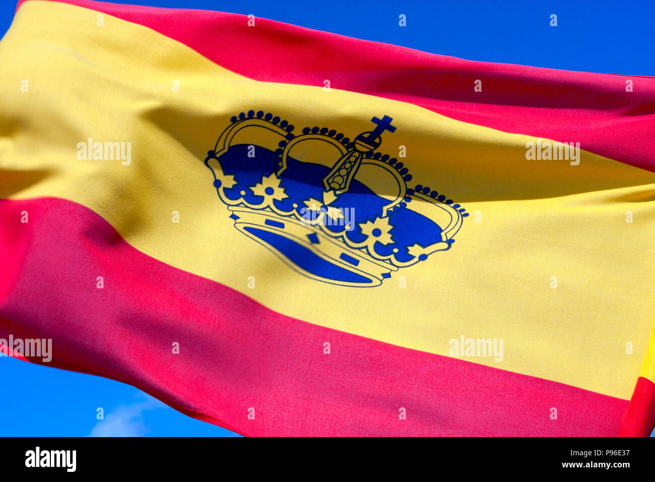 Spanish Nautical Flag Stock Photo