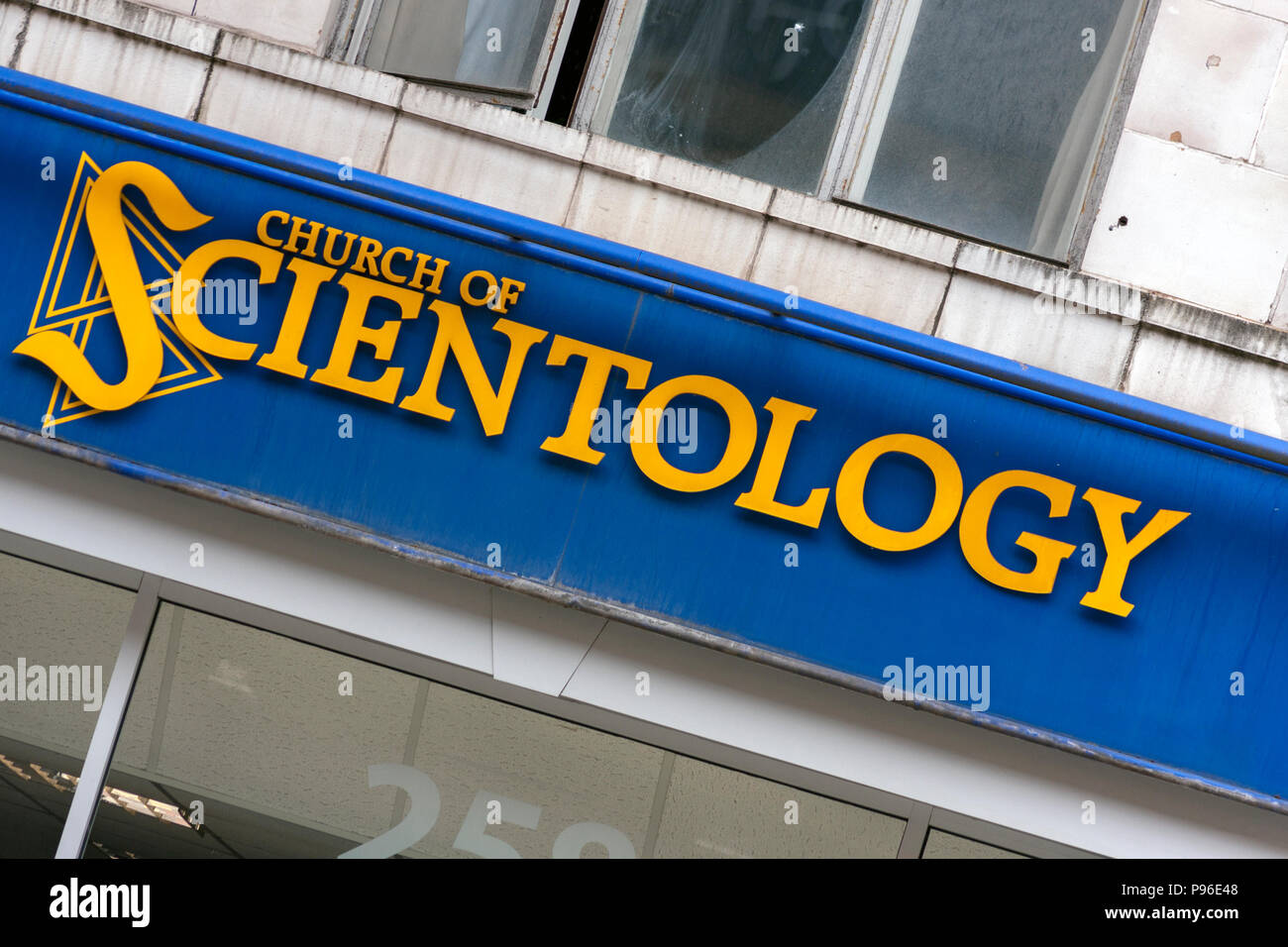 The Church of Scientology, Manchester Stock Photo