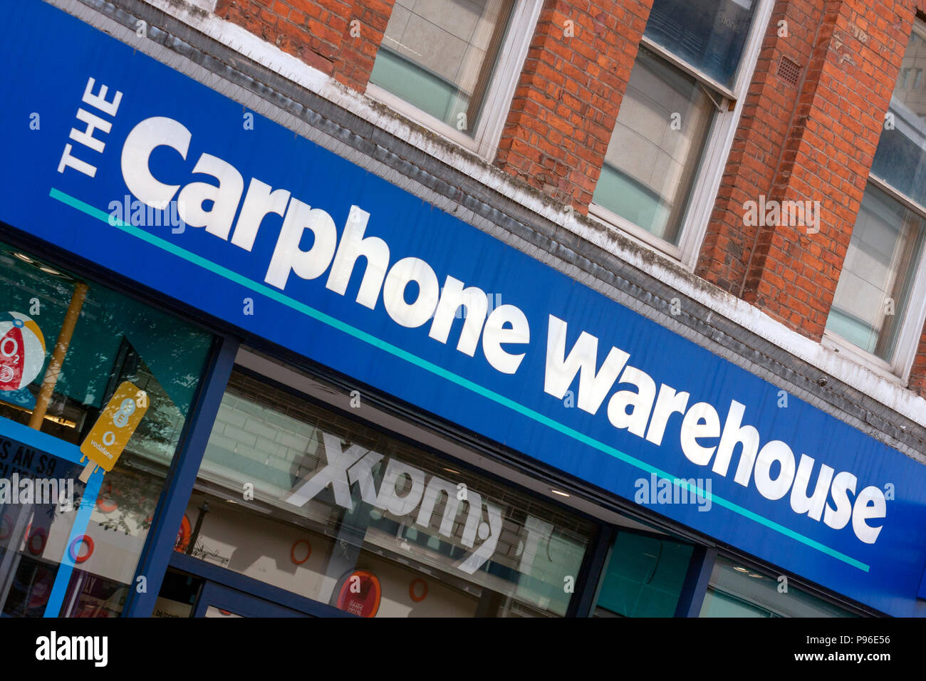 The Carphone Warehouse Sign Stock Photo