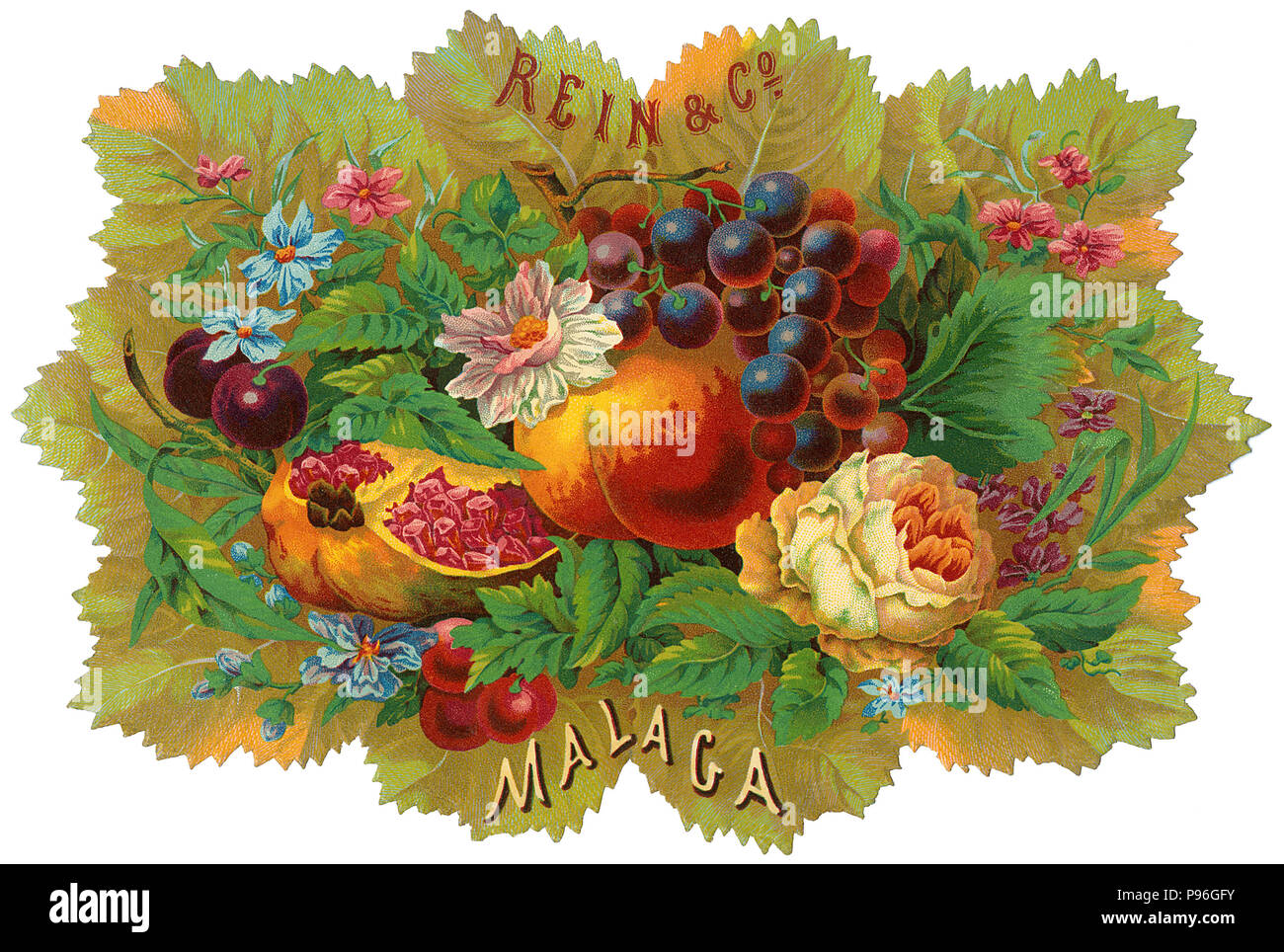 Vintage fruit crate label hires stock photography and images Alamy