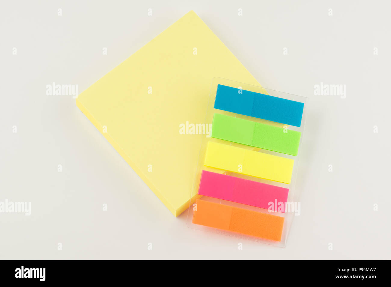 set of stickers for notes while studying and doing business Stock Photo ...