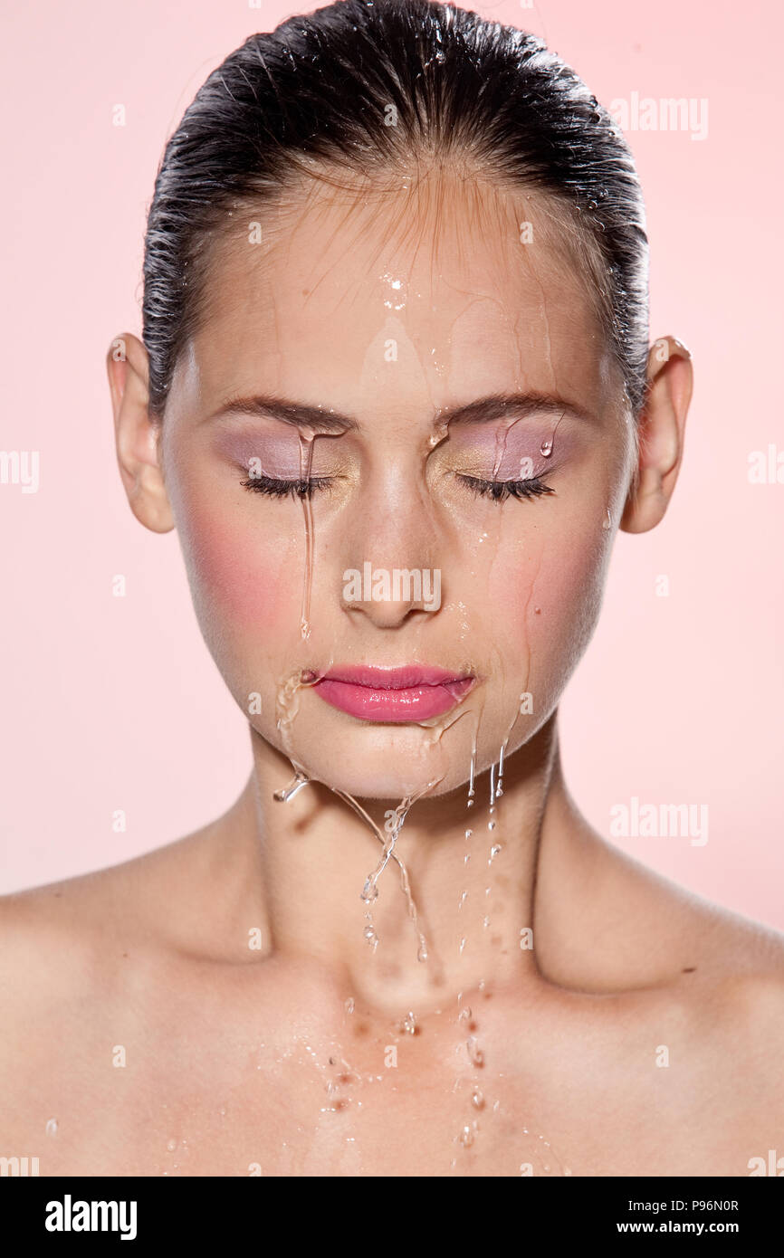 over cleansing face