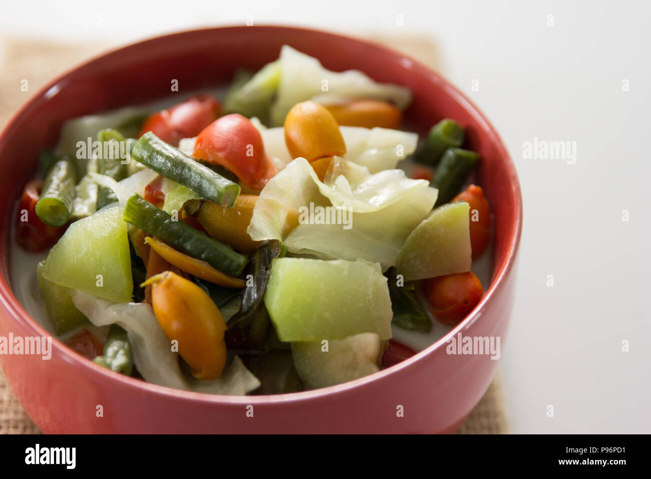 traditional indonesian culinary food. sayur lodeh in a bowl Stock Photo ...