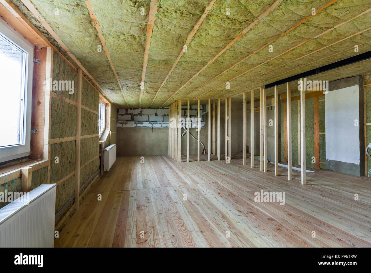 Construction And Renovation Of Big Light Spacious Empty Room