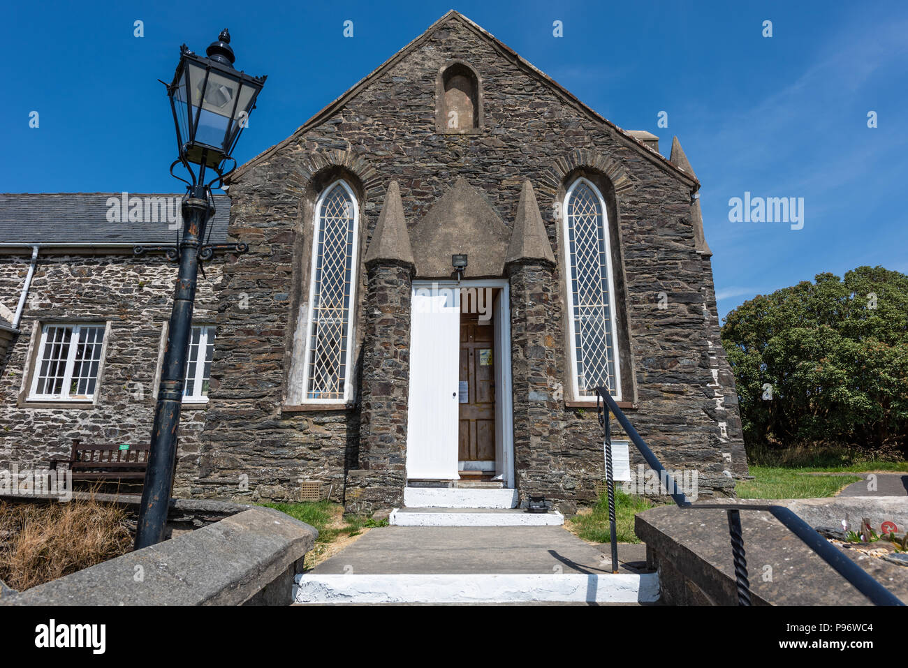 St Luke's Church, Baldwin, Isle of Man. Stock Photo