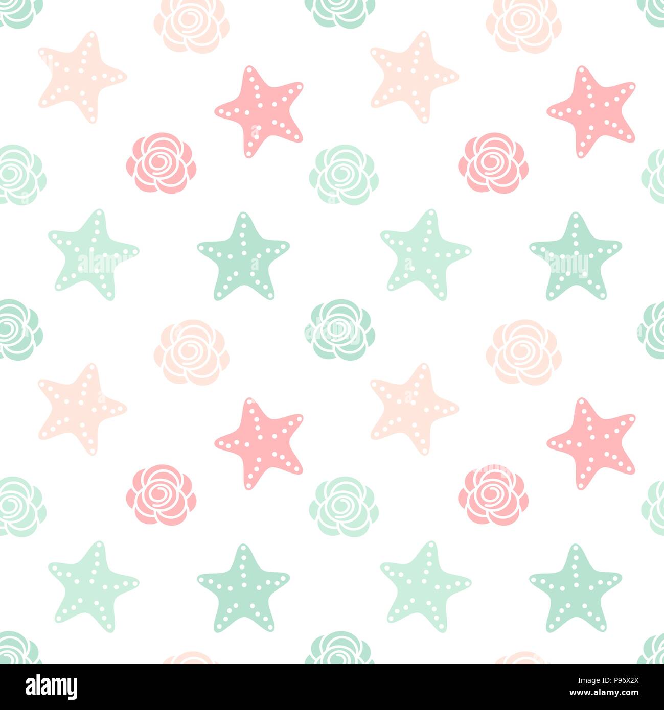 cute colorful summer seamless vector pattern background