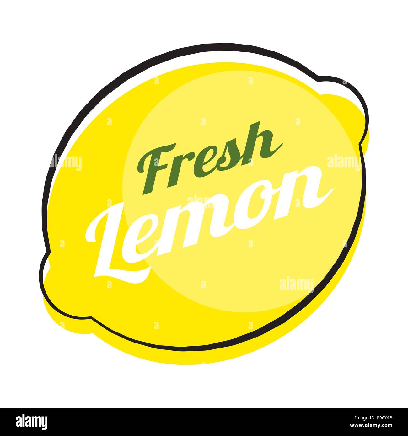 Abstract Lemon Natural Background Vector Illustration Stock Vector ...