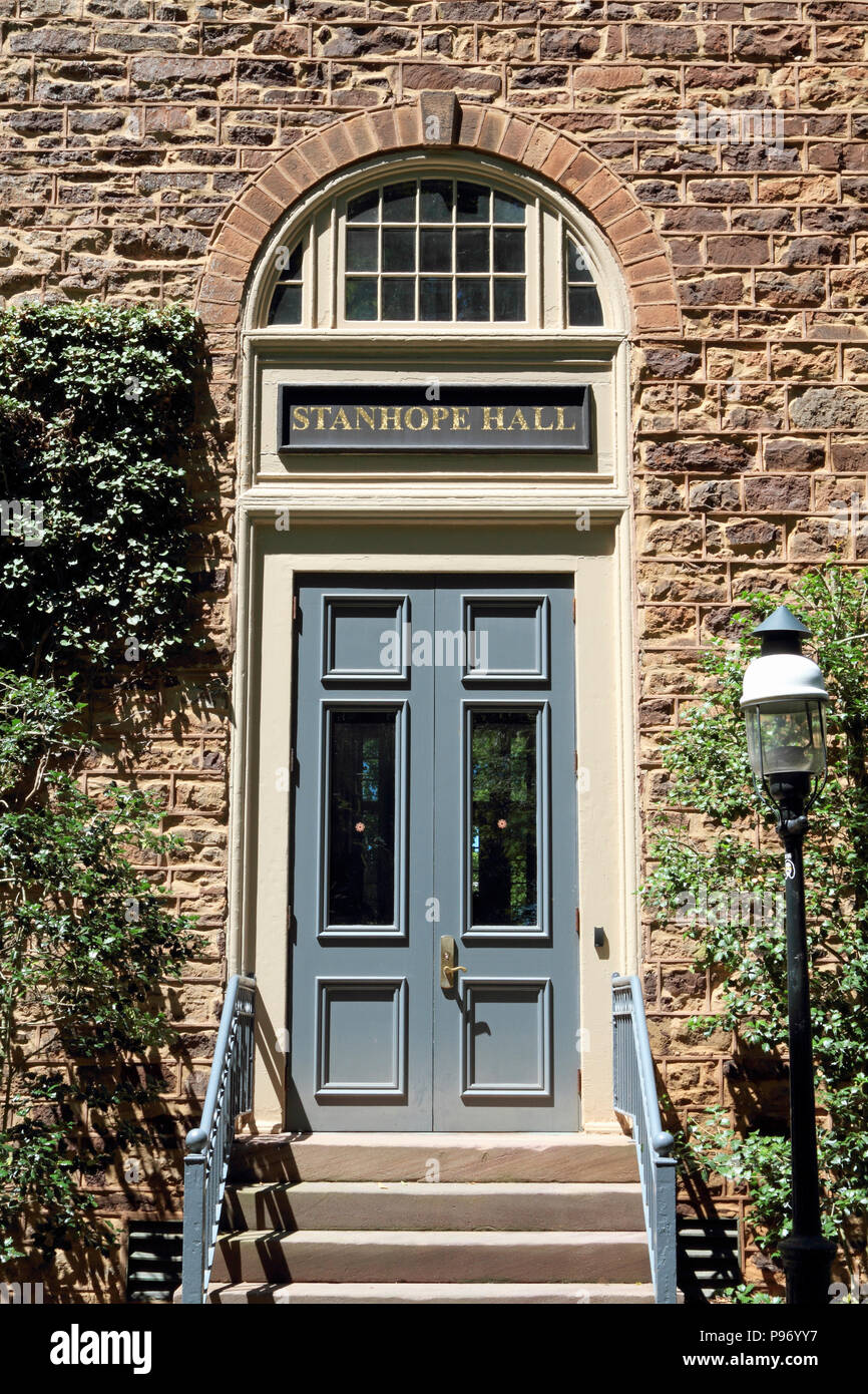 Stanhope Hall currently houses the Center for African American Studies, Princeton University, New Jersey, USA Stock Photo