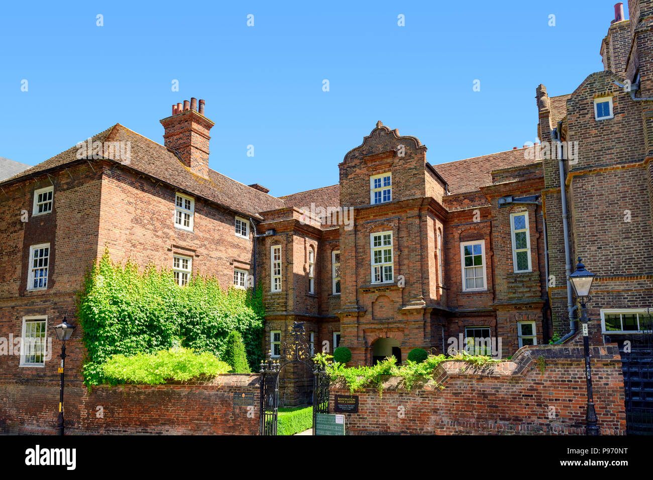 Restoration house Rochester, the inspiration of ' Satis house' in great expectations. Stock Photo