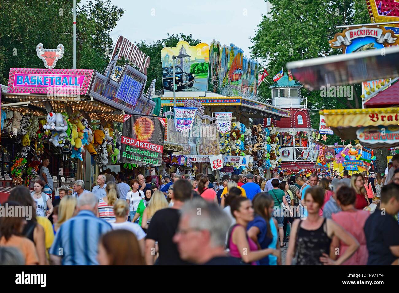 Germany, North Rhine-Westphalia - Cranger Kirmes in Herne Stock Photo