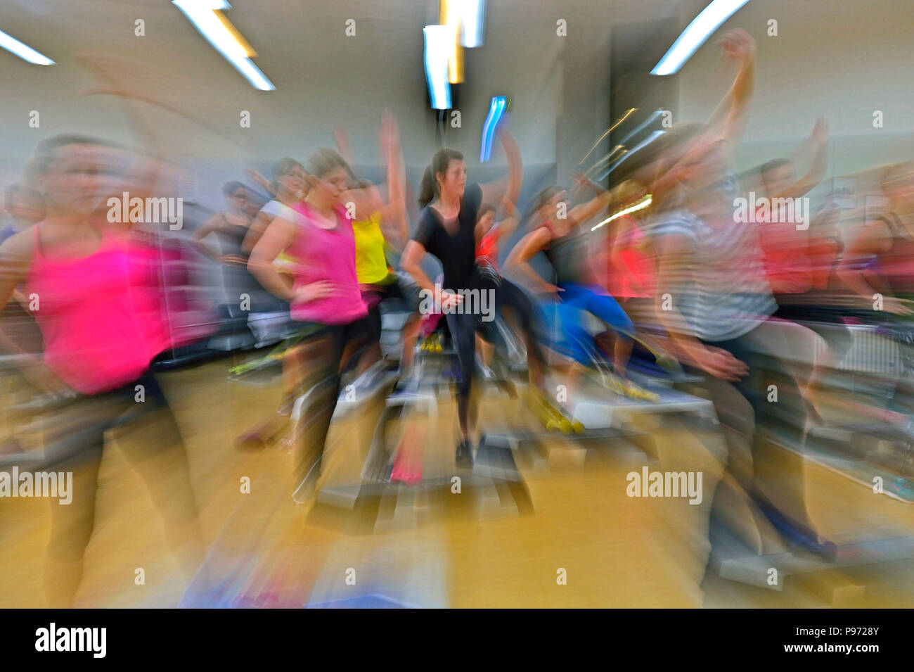 Germany, North RhineWestphalia Gym in Essen Stock Photo Alamy