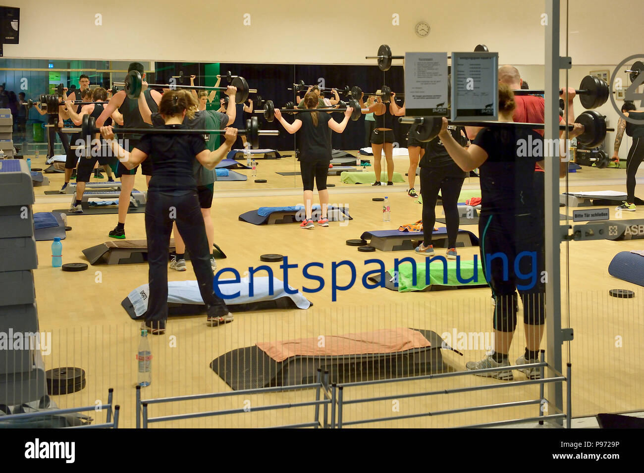 Germany, North Rhine-Westphalia - Gym in Essen Stock Photo