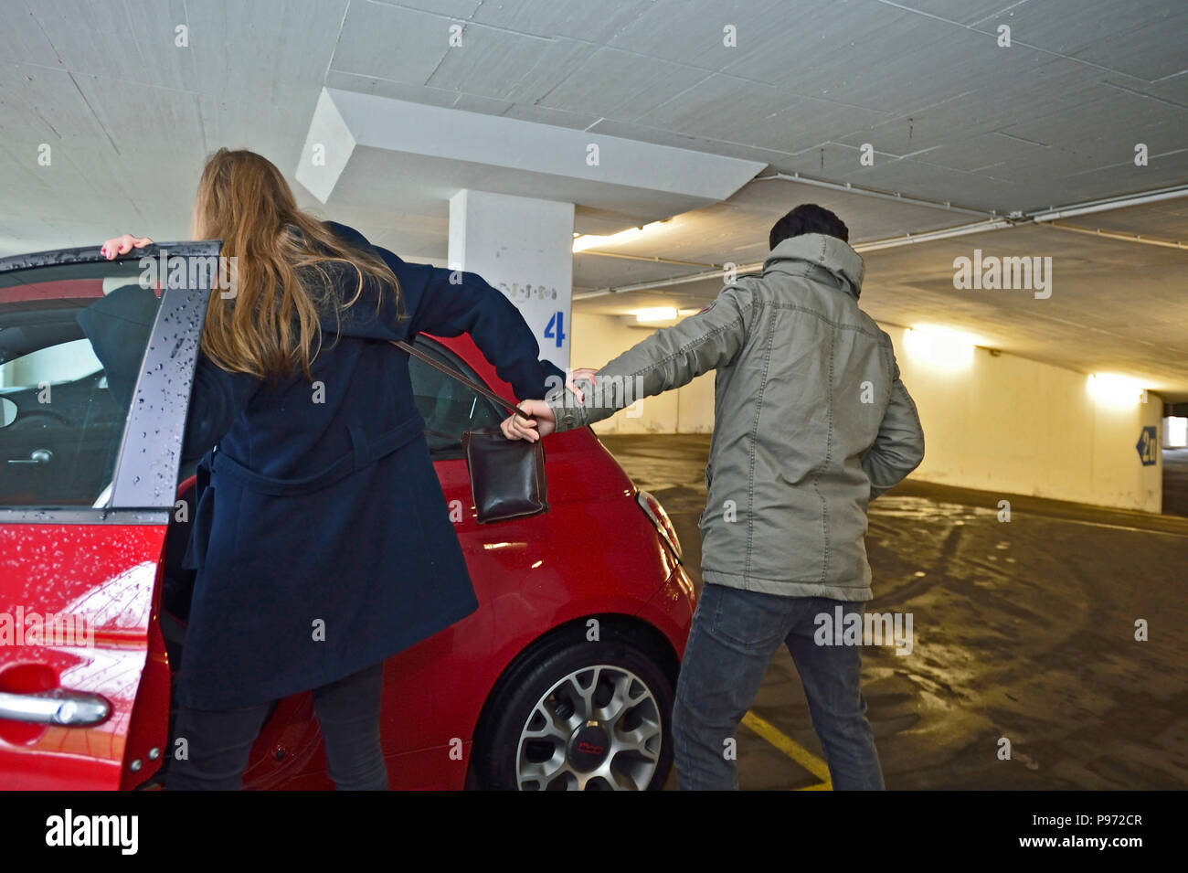 Germany, North Rhine-Westphalia- Symbolfoto pepper spray Stock Photo