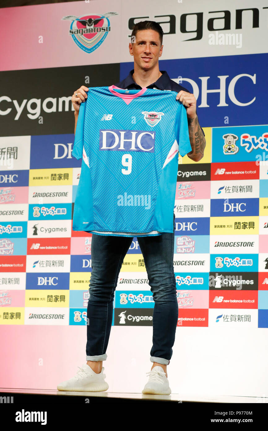 Tokyo, Japan. 15th July 2018. Fernando Torres (Sagan), JULY 15, 2018 -  Football : Sagan Tosu new signing