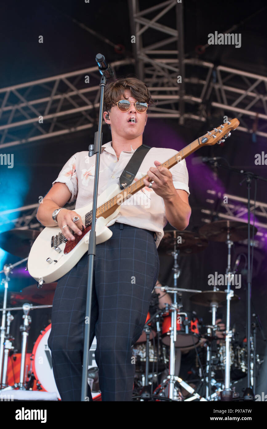 The Vamps, South Tyneside Festival, 15 July 2018 Credit: Tracy Daniel/Alamy Live News Stock Photo