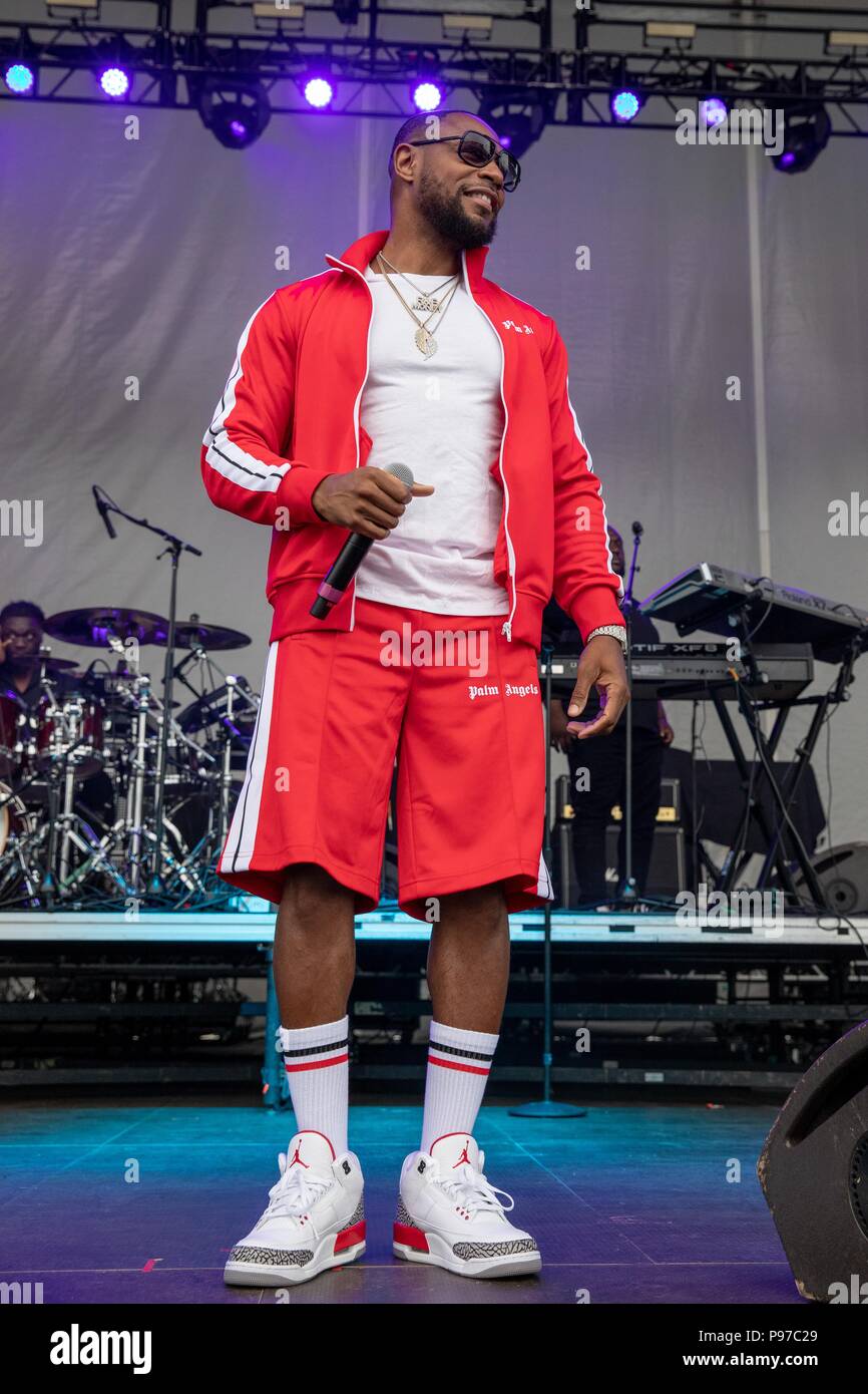 Chicago, Illinois, USA. 14th July, 2018. Singer TANK (DURRELL BABBS