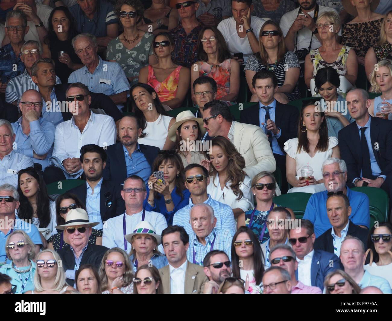 London Uk 15th July 2018 John Vosler Emma Watson And
