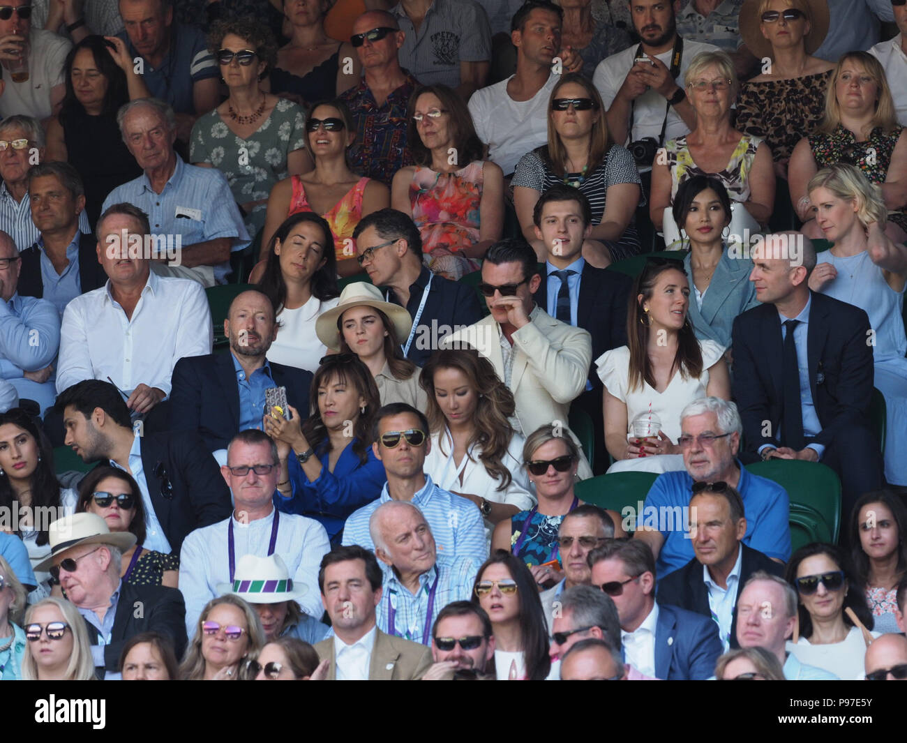 London Uk 15th July 2018 John Vosler Emma Watson And