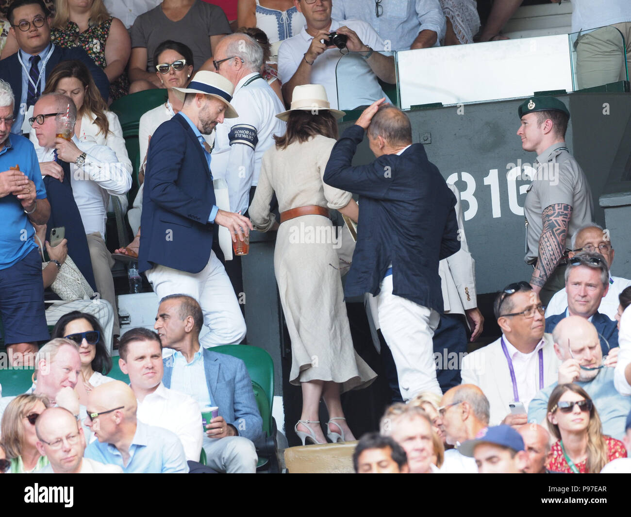 London Uk 15th July 2018 John Vosler Emma Watson And