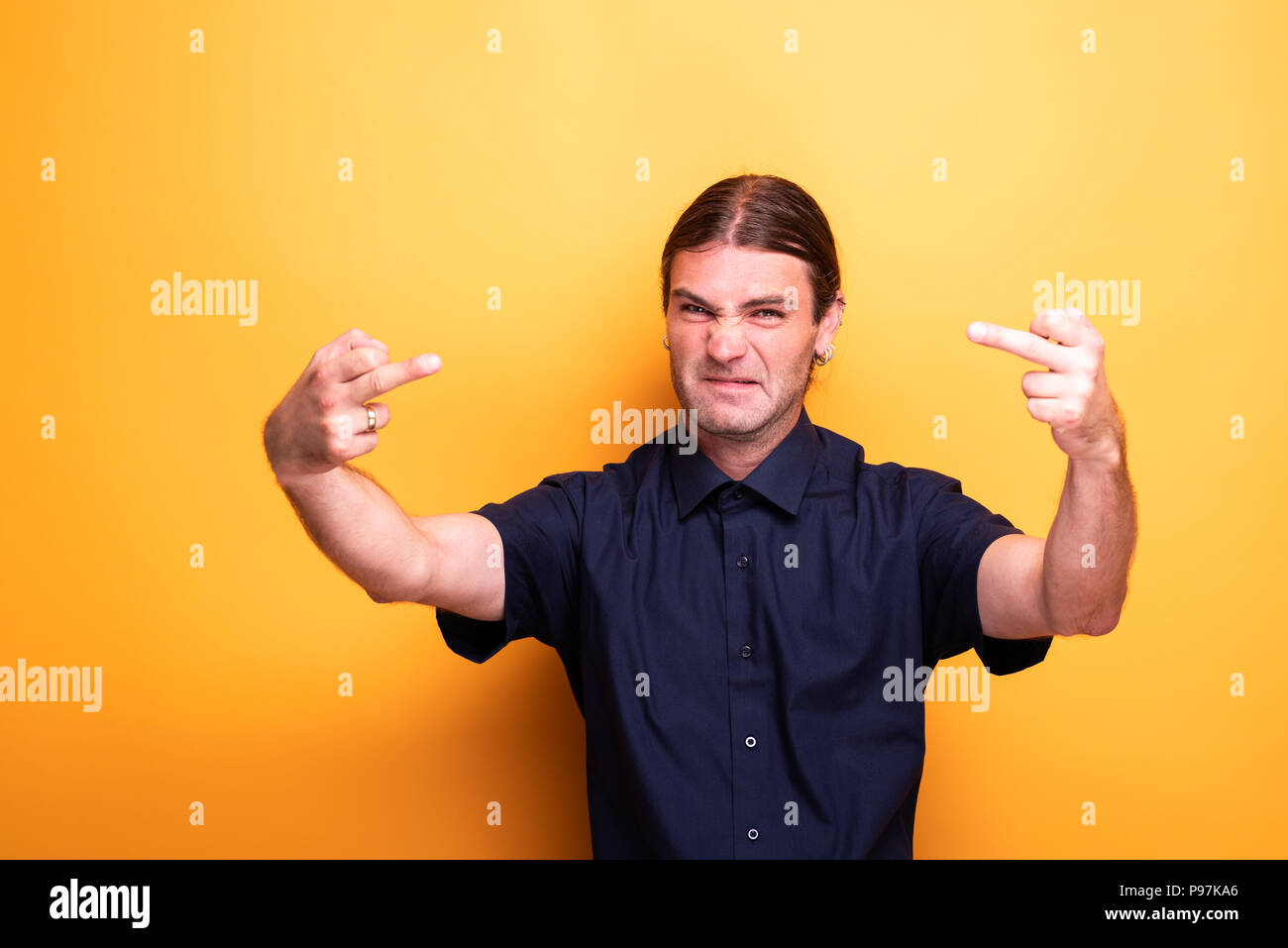 Middlefinger hi-res stock photography and images - Alamy