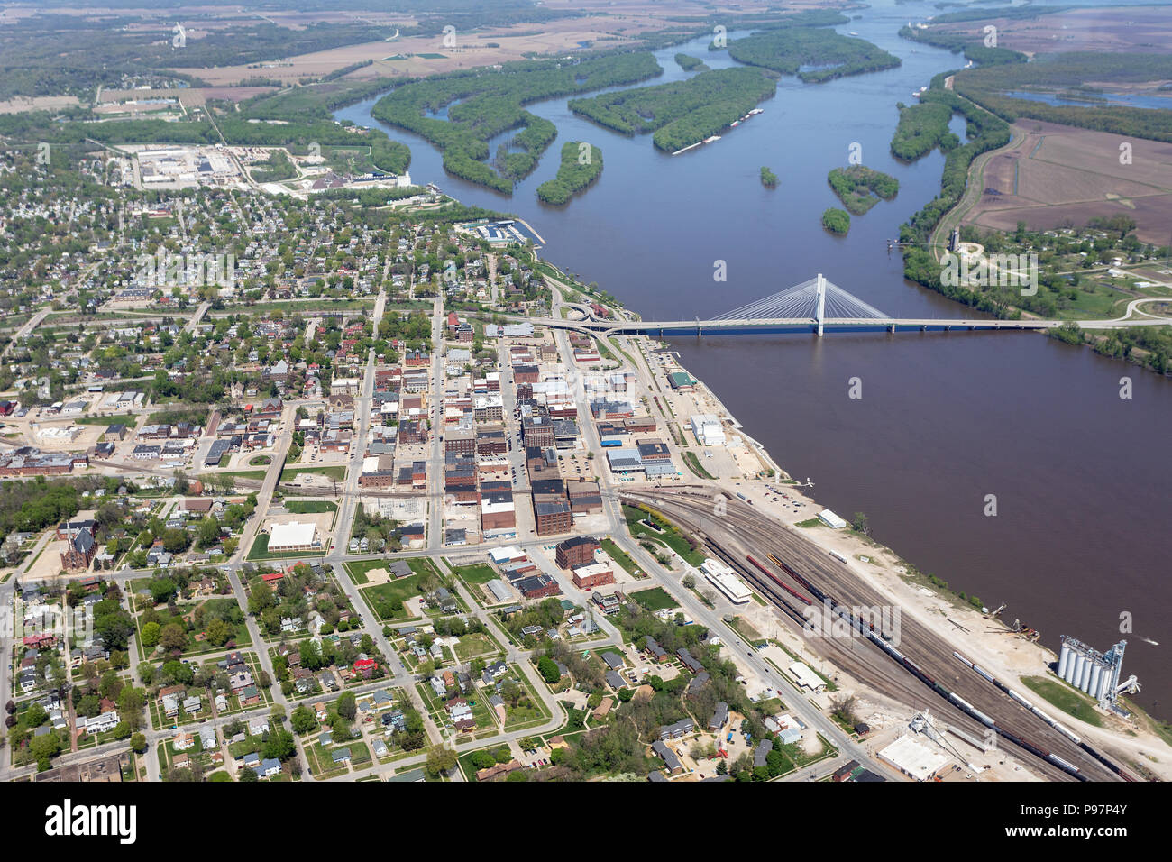 Cessna 172 Skyhawk in Burlington, Iowa Stock Photo Alamy