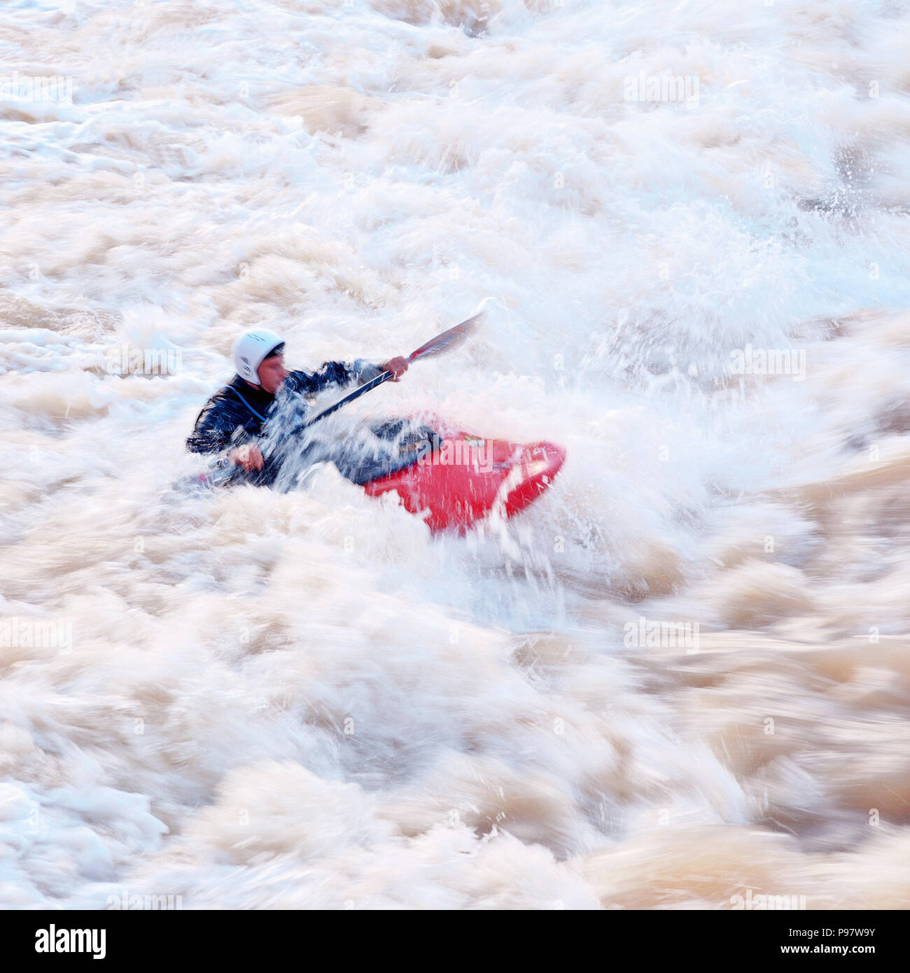 White water rafting Stock Photo - Alamy