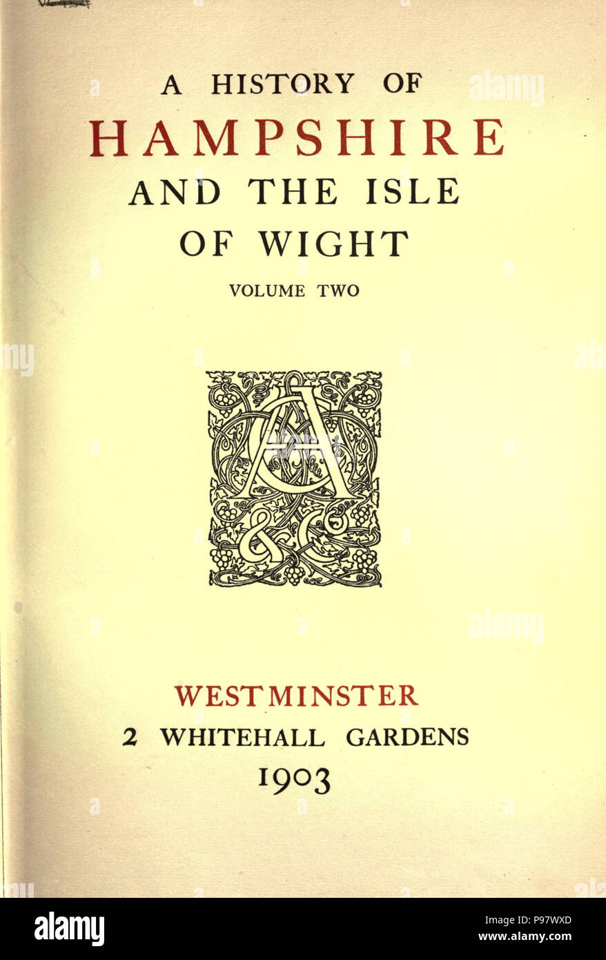 A history of Hampshire and the Isle of Wight Stock Photo - Alamy