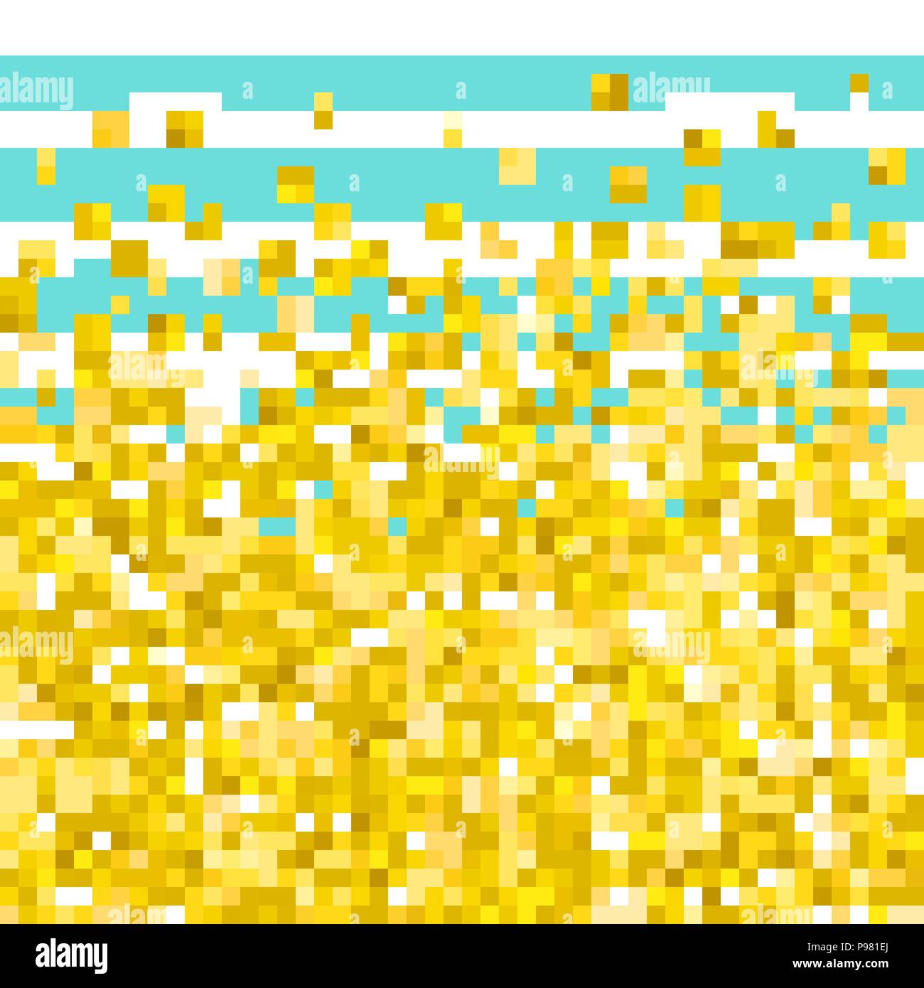Gold glitter confetti with dots Stock Vector Image & Art Alamy
