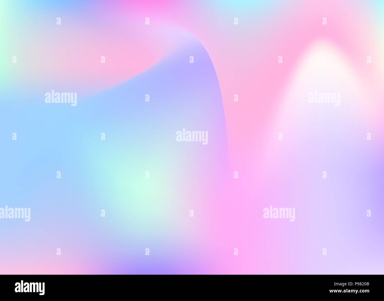 Holographic abstract background. Stock Vector