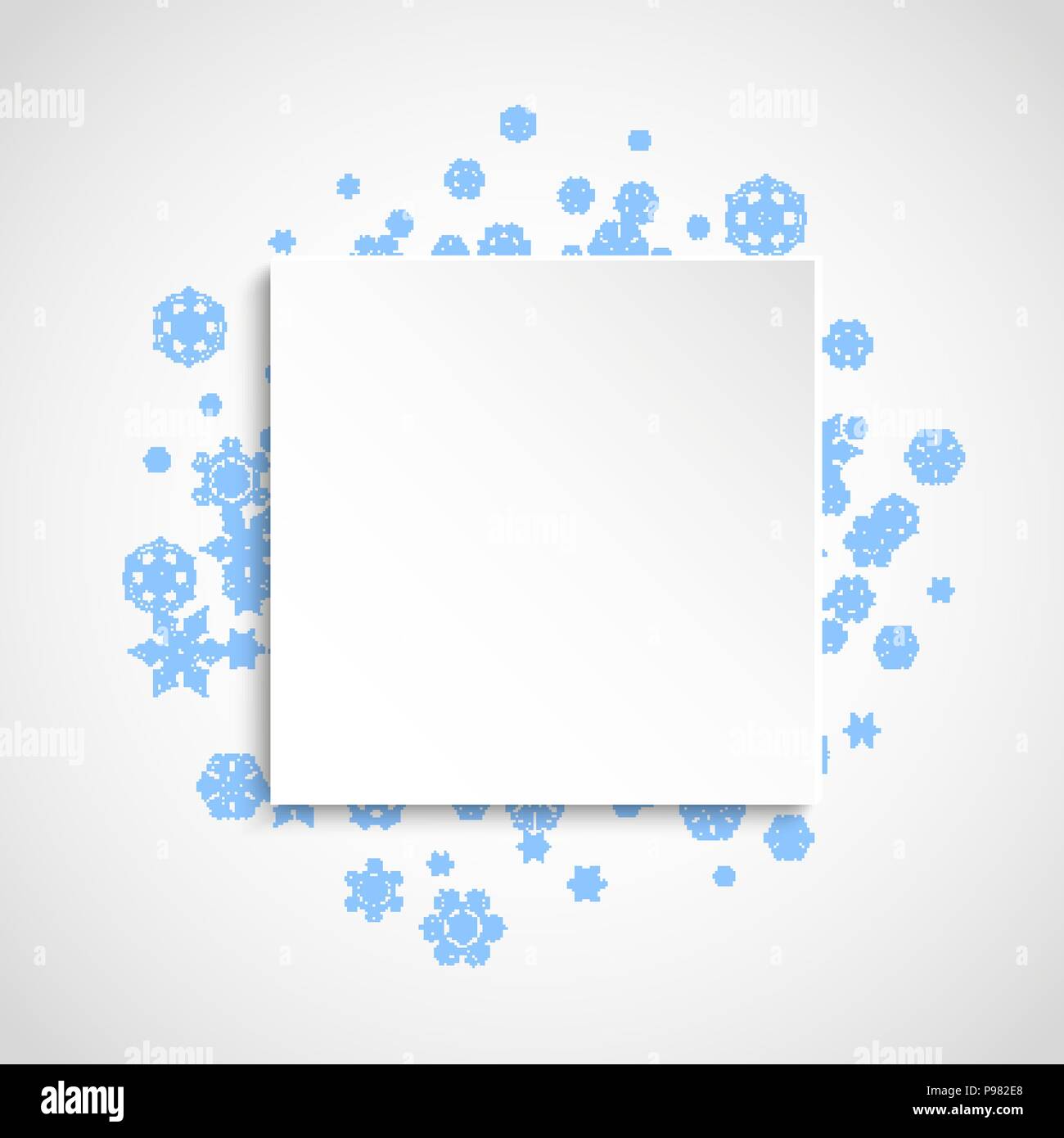 Frozen window on background Stock Vector Images - Alamy